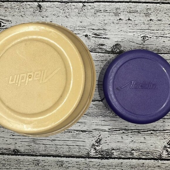 Vintage Caveman Mickey Mouse & Minnie Mouse Dinosaur Aladdin Thermos​​​ - Picture 7 of 10